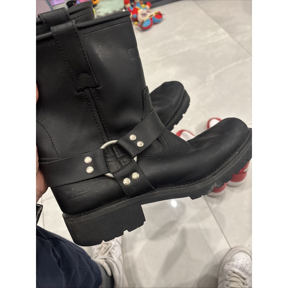 xelement motorcycle boots Ankle Harness Men's Size 10